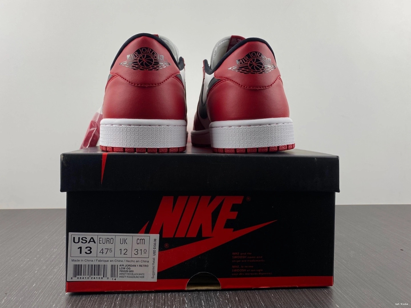 Air OG - 600 705329 Low Jordan 'Chicago' 1 Retro 1116